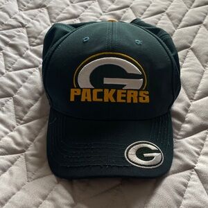 Green Bay Packers Green Cap NFL Adjustable Velcro